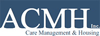 ACMH logo on blue background